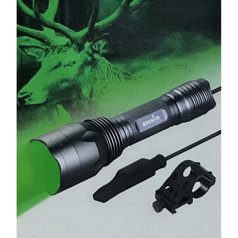 ANEKIM TC10 Long Range Predator Hunting Light Flashlight Kit Rechargeable LED - Picture 6 of 7